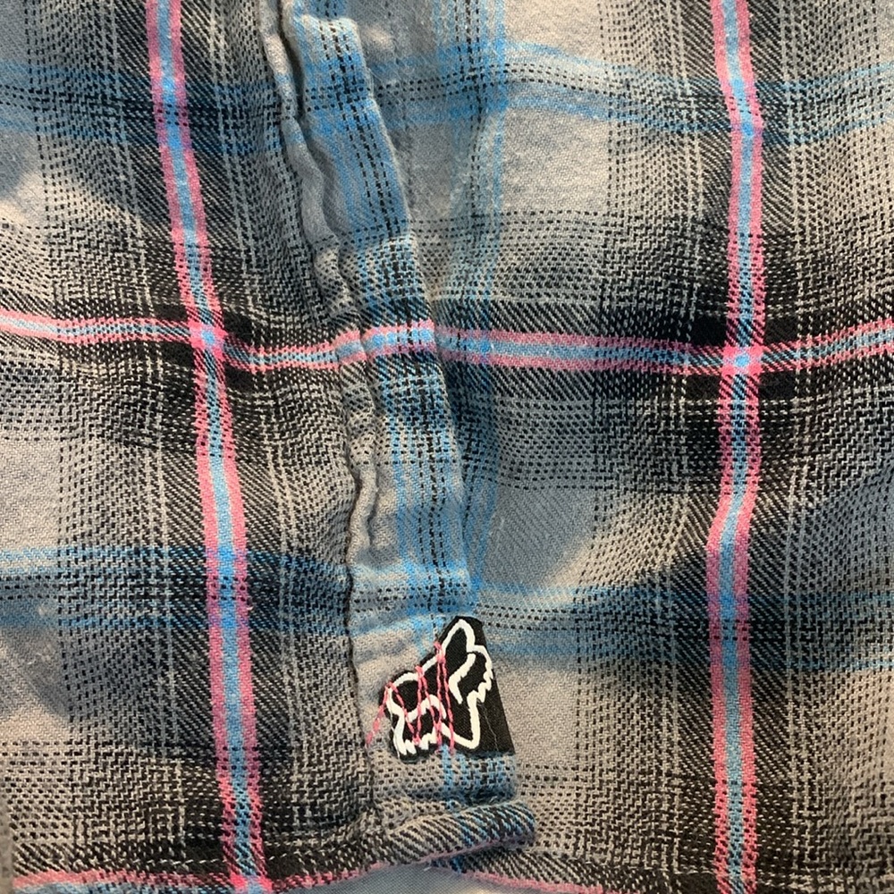 Woman’s Fox Racing Flannel Size Medium - Picture 2 of 4